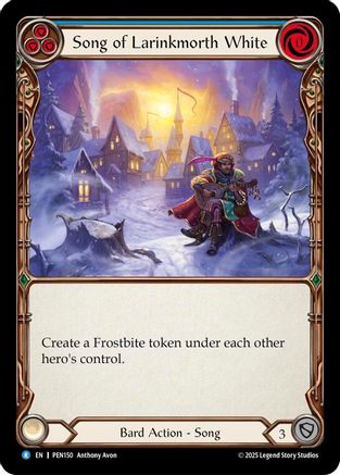 Song Of Larinkmorth White (Blue) (Regular) [PEN150] (Compendium of Rathe)