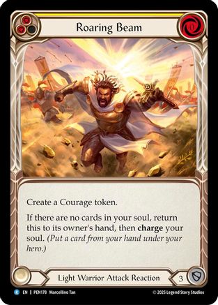 Roaring Beam (Yellow) (Regular) [PEN178] (Compendium of Rathe)