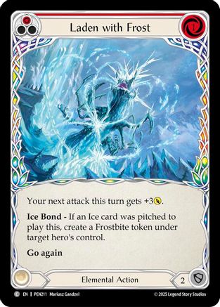 Laden With Frost (Red) (Regular) [PEN211] (Compendium of Rathe)