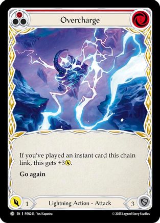 Overcharge (Red) (Regular) [PEN243] (Compendium of Rathe)