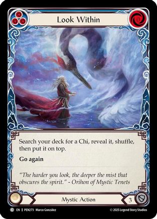 Look Within (Blue) (Regular) [PEN273] (Compendium of Rathe)
