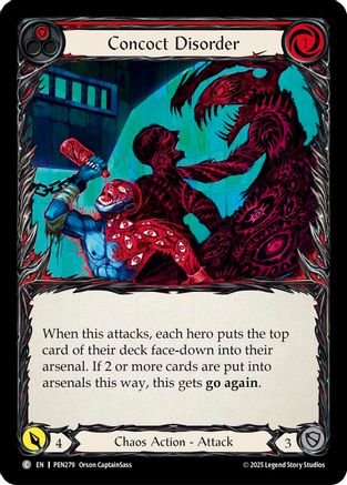 Concoct Disorder (Red) (Regular) [PEN279] (Compendium of Rathe)