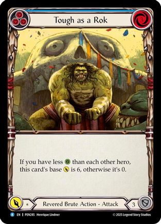 Tough As A Rok (Blue) (Regular) [PEN285] (Compendium of Rathe)