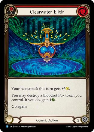 Clearwater Elixir (Red) (Regular) [PEN324] (Compendium of Rathe)