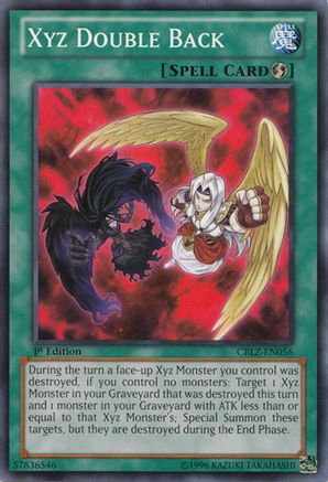 Xyz Double Back (CBLZ-EN056) - Cosmo Blazer 1st Edition