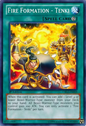 Fire Formation - Tenki (CBLZ-EN059) - Cosmo Blazer 1st Edition