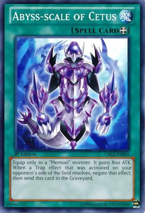 Abyss-scale of Cetus (CBLZ-EN061) - Cosmo Blazer 1st Edition