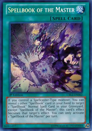 Spellbook of the Master (CBLZ-EN062) - Cosmo Blazer 1st Edition
