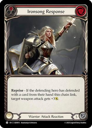 Ironsong Response (Red) (Regular) [SDO013] (GEM Pack 2)