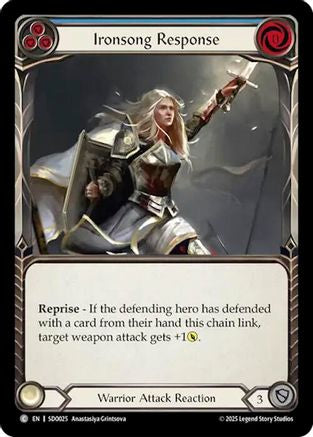 Ironsong Response (Blue) (Regular) [SDO025] (GEM Pack 2)