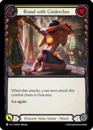 Brand with Cinderclaw (Yellow) (Regular) [SFA029] (GEM Pack 2)
