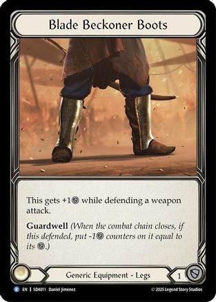 Blade Beckoner Boots [SDA011] (Silver Age Chapter 1)