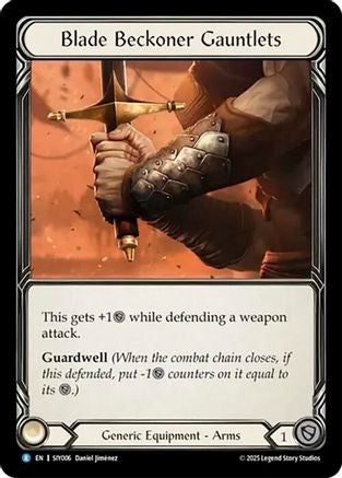 Blade Beckoner Gauntlets [SIY006] (Silver Age Chapter 1)