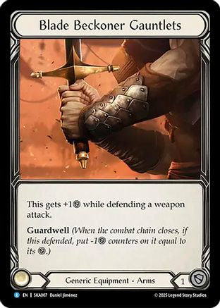 Blade Beckoner Gauntlets [SKA007] (Silver Age Chapter 1)