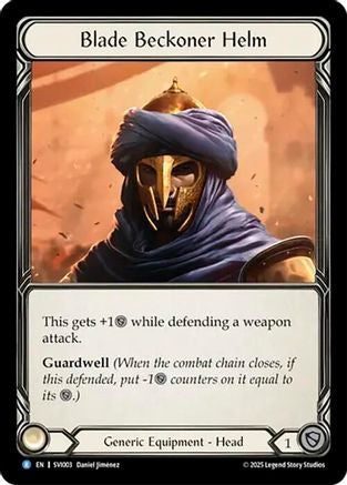 Blade Beckoner Helm [SVI003] (Silver Age Chapter 1)