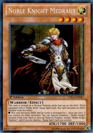 Noble Knight Medraut (CBLZ-EN081) - Cosmo Blazer 1st Edition