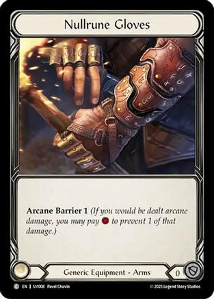 Nullrune Gloves [SVI008] (Silver Age Chapter 1)