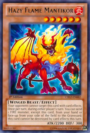 Hazy Flame Mantikor (CBLZ-EN082) - Cosmo Blazer 1st Edition