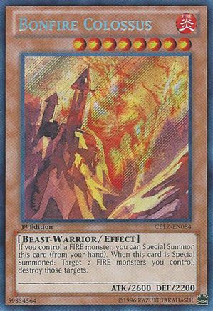 Bonfire Colossus (CBLZ-EN084) - Cosmo Blazer 1st Edition