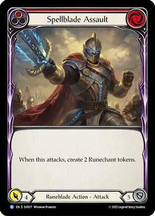 Spellblade Assault (Red) (Regular) [SVI017] (Silver Age Chapter 1)