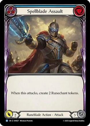 Spellblade Assault (Blue) (Regular) [SVI027] (Silver Age Chapter 1)