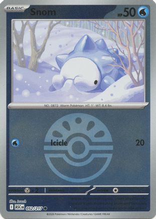 Snom (052/217) (Friend Ball) [Mega Evolution: Ascended Heroes]