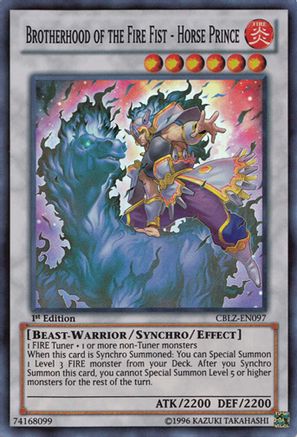 Brotherhood of the Fire Fist - Horse Prince (CBLZ-EN097) - Cosmo Blazer Unlimited