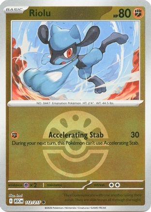 Riolu (112/217) (Friend Ball) [Mega Evolution: Ascended Heroes]