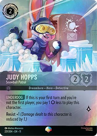 Judy Hopps - Snowball Patrol (Epic) (221/204) [Winterspell]
