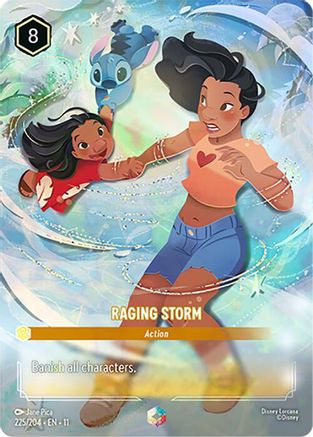 Raging Storm (Enchanted) (225/204) [Winterspell]