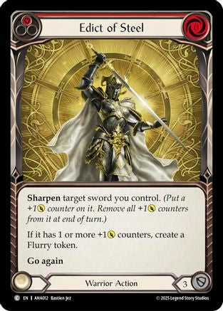 Edict of Steel [AHA012] (Armory Deck Origins: Hala)