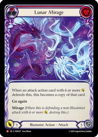 Lunar Mirage (Red) [PEN127] (Compendium of Rathe)