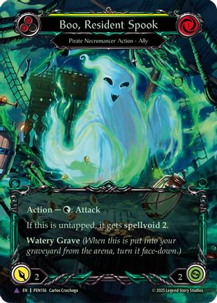 Boo Resident Spook (Yellow) (Marvel) (PEN156) - Compendium of Rathe Cold Foil
