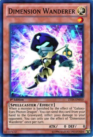 Dimension Wanderer (ZTIN-EN010) - 2013 Zexal Collection Tin 1st Edition