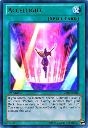 Accellight (ZTIN-EN016) - 2013 Zexal Collection Tin 1st Edition