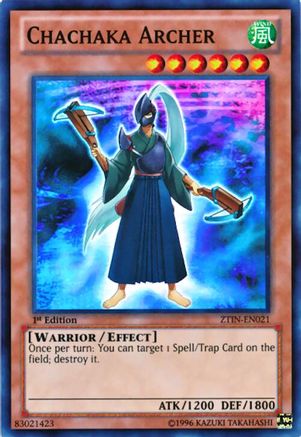 Chachaka Archer (ZTIN-EN021) - 2013 Zexal Collection Tin 1st Edition
