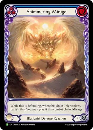 Shimmering Mirage [GEM125] (GEM Pack 4)  Rainbow Foil