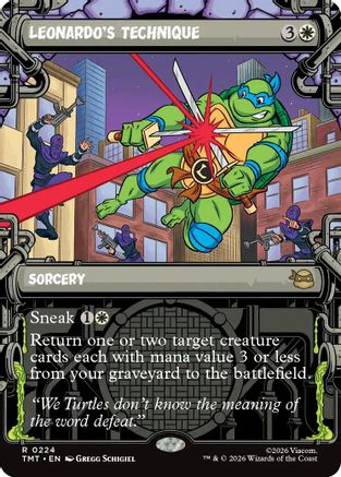 Leonardo's Technique (Showcase) [Teenage Mutant Ninja Turtles]