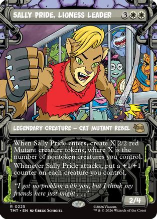Sally Pride, Lioness Leader (Showcase) [Teenage Mutant Ninja Turtles]