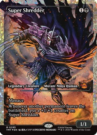 Super Shredder (Showcase) (Fracture Foil) [Teenage Mutant Ninja Turtles]