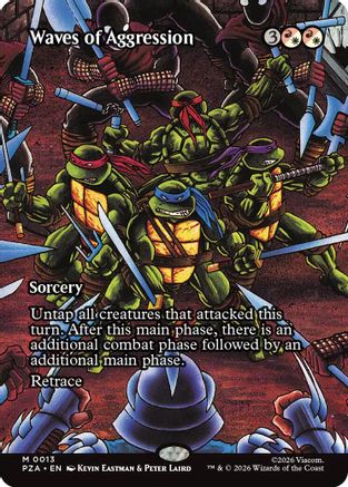 Waves of Aggression (Borderless) [Teenage Mutant Ninja Turtles Eternal-Legal]