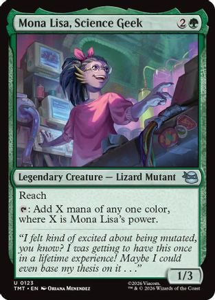 Mona Lisa, Science Geek [Teenage Mutant Ninja Turtles]