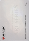Emergent Sequence // Emergent Sequence (ASTX-017) - Strixhaven Art Series (Borderless) Foil