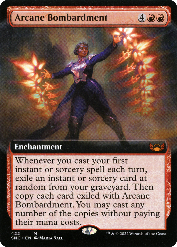 Arcane Bombardment (Extended Art) [Streets of New Capenna]