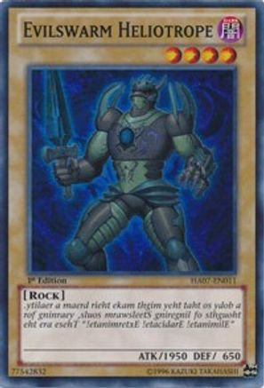 Evilswarm Heliotrope (HA07-EN011) - Hidden Arsenal 7: Knight of Stars 1st Edition