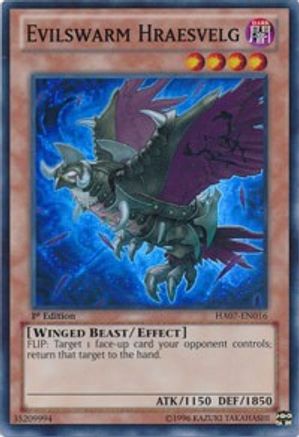 Evilswarm Hraesvelg (HA07-EN016) - Hidden Arsenal 7: Knight of Stars 1st Edition