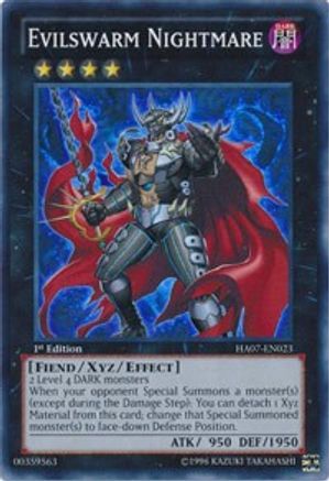Evilswarm Nightmare (HA07-EN023) - Hidden Arsenal 7: Knight of Stars 1st Edition