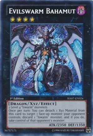 Evilswarm Bahamut (HA07-EN024) - Hidden Arsenal 7: Knight of Stars Unlimited