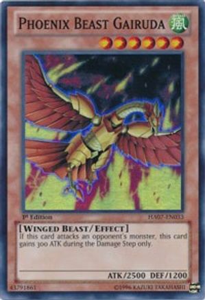 Phoenix Beast Gairuda (HA07-EN033) - Hidden Arsenal 7: Knight of Stars Unlimited