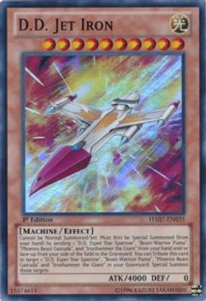 D.D. Jet Iron (HA07-EN035) - Hidden Arsenal 7: Knight of Stars 1st Edition